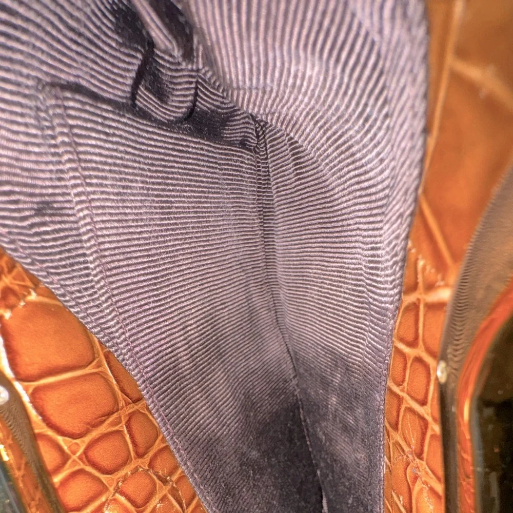 A. B. S. Allen Schwartz Brown‎ Leather 